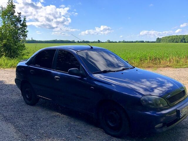 Синий Дэу Ланос, объемом двигателя 1.6 л и пробегом 180 тыс. км за 2850 $, фото 4 на Automoto.ua