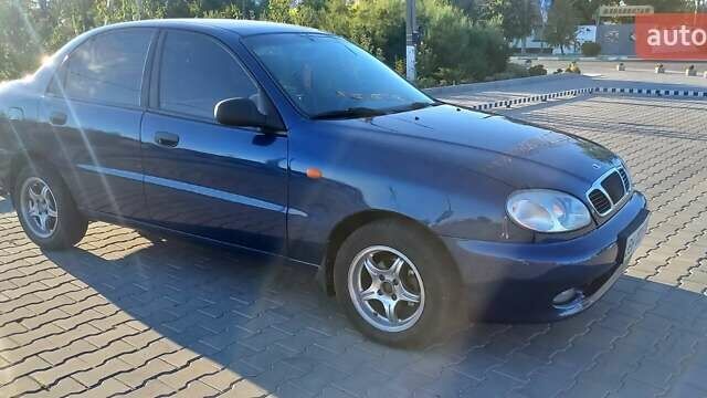 Синий Дэу Ланос, объемом двигателя 1.5 л и пробегом 304 тыс. км за 3500 $, фото 2 на Automoto.ua