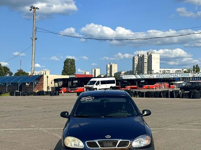 Синий Дэу Ланос, объемом двигателя 1.5 л и пробегом 0 тыс. км за 1400 $, фото 1 на Automoto.ua