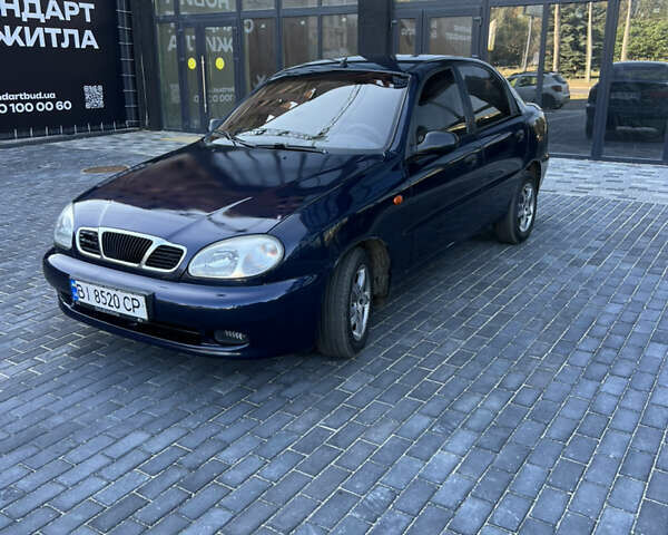 Синий Дэу Ланос, объемом двигателя 1.5 л и пробегом 194 тыс. км за 1399 $, фото 7 на Automoto.ua
