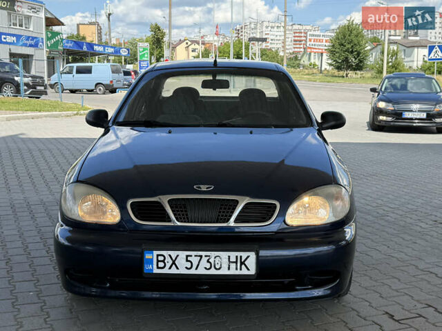 Синий Дэу Ланос, объемом двигателя 1.5 л и пробегом 216 тыс. км за 1880 $, фото 3 на Automoto.ua