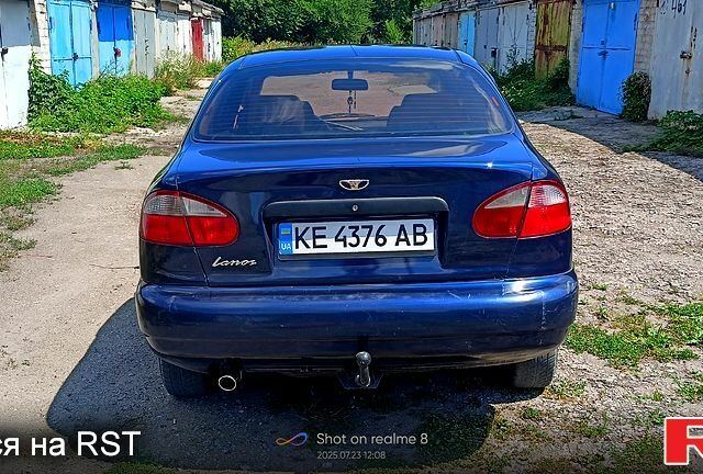 Синий Дэу Ланос, объемом двигателя 1.6 л и пробегом 314 тыс. км за 2700 $, фото 2 на Automoto.ua