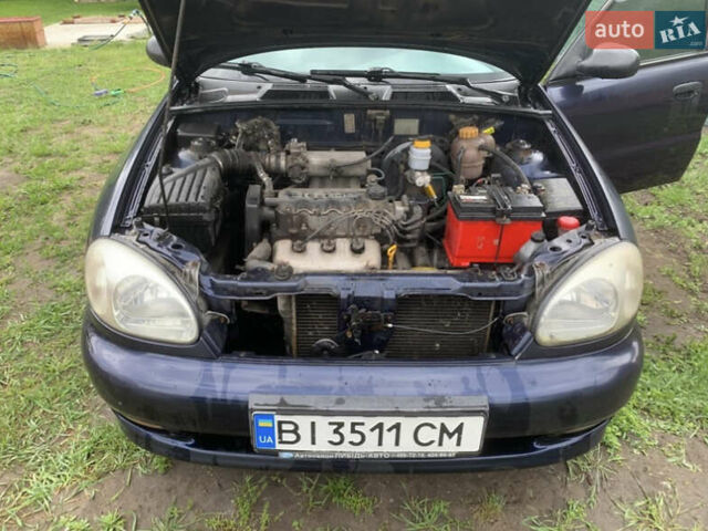 Синий Дэу Ланос, объемом двигателя 1.5 л и пробегом 257 тыс. км за 2000 $, фото 15 на Automoto.ua