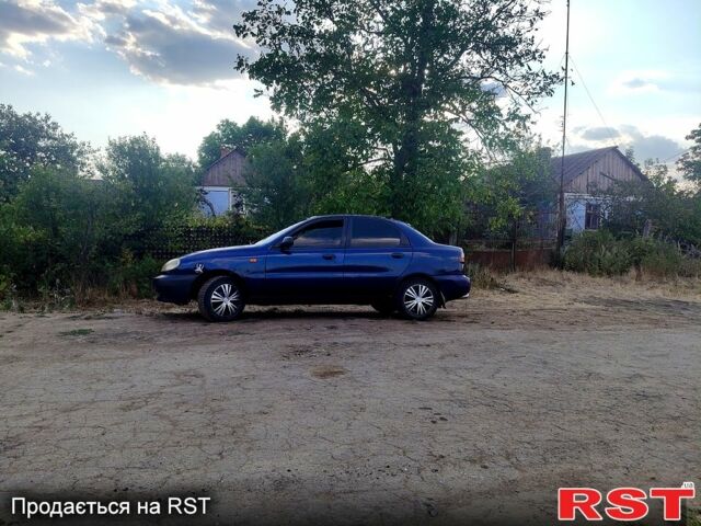 Синий Дэу Ланос, объемом двигателя 1.5 л и пробегом 0 тыс. км за 1300 $, фото 1 на Automoto.ua