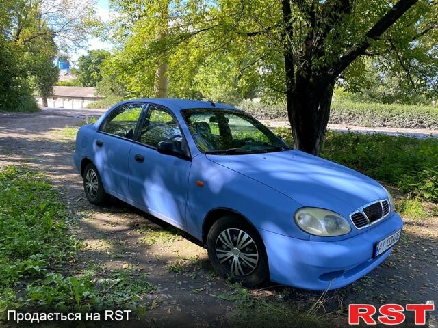 Синий Дэу Ланос, объемом двигателя 1.5 л и пробегом 102 тыс. км за 1260 $, фото 1 на Automoto.ua