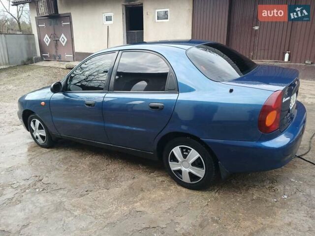 Синий Дэу Ланос, объемом двигателя 1.5 л и пробегом 223 тыс. км за 2199 $, фото 5 на Automoto.ua
