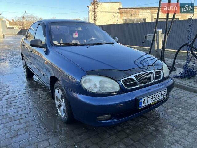 Синий Дэу Ланос, объемом двигателя 1.5 л и пробегом 217 тыс. км за 1550 $, фото 7 на Automoto.ua