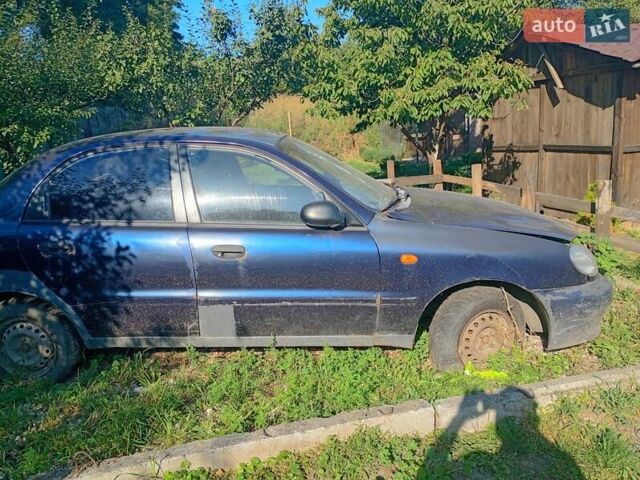 Синий Дэу Ланос, объемом двигателя 1.5 л и пробегом 520 тыс. км за 500 $, фото 2 на Automoto.ua