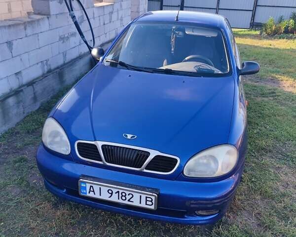 Синий Дэу Ланос, объемом двигателя 1.5 л и пробегом 430 тыс. км за 2500 $, фото 11 на Automoto.ua