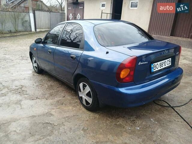 Синий Дэу Ланос, объемом двигателя 1.5 л и пробегом 223 тыс. км за 2199 $, фото 3 на Automoto.ua