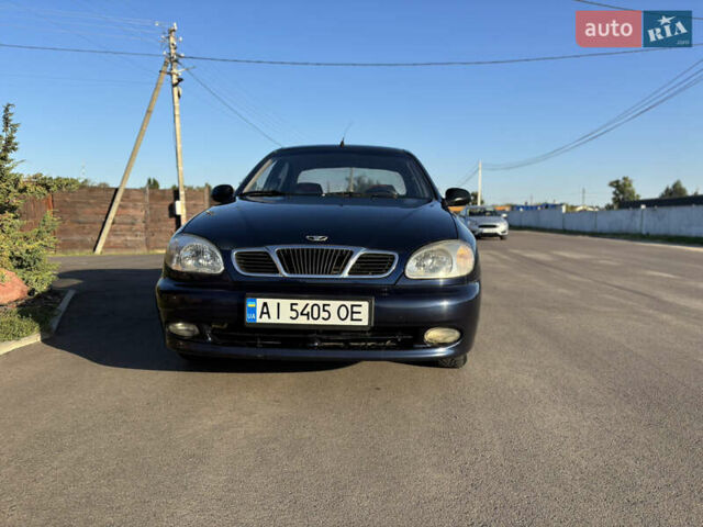 Синий Дэу Ланос, объемом двигателя 1.5 л и пробегом 333 тыс. км за 1599 $, фото 8 на Automoto.ua