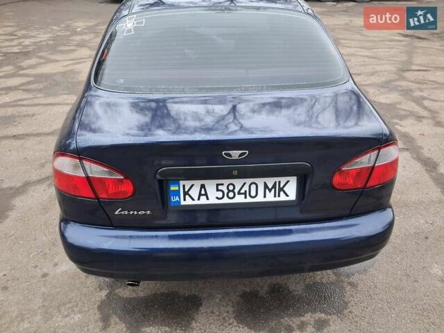 Синий Дэу Ланос, объемом двигателя 1.5 л и пробегом 127 тыс. км за 3100 $, фото 3 на Automoto.ua