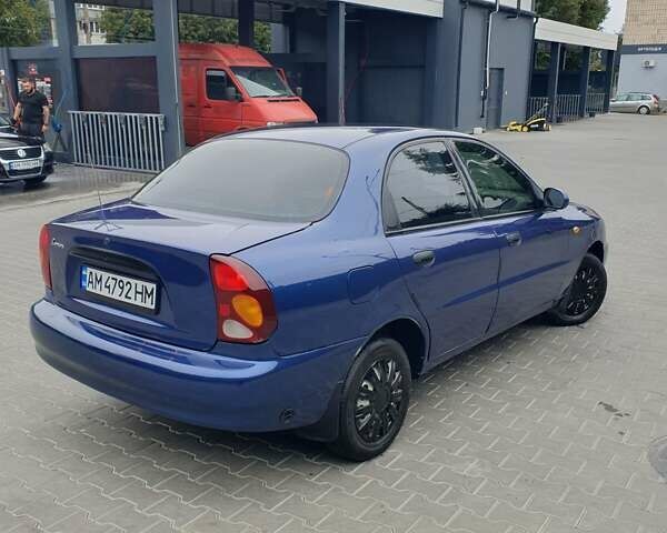 Синий Дэу Ланос, объемом двигателя 1.5 л и пробегом 260 тыс. км за 2250 $, фото 4 на Automoto.ua