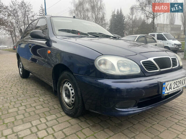 Синий Дэу Ланос, объемом двигателя 1.3 л и пробегом 126 тыс. км за 2199 $, фото 2 на Automoto.ua