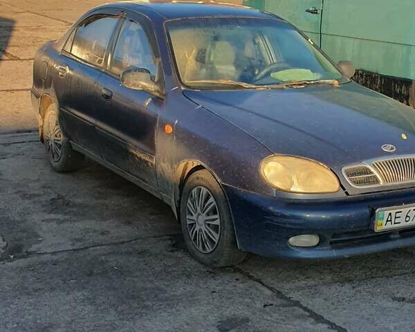 Синий Дэу Ланос, объемом двигателя 1.5 л и пробегом 200 тыс. км за 2300 $, фото 1 на Automoto.ua