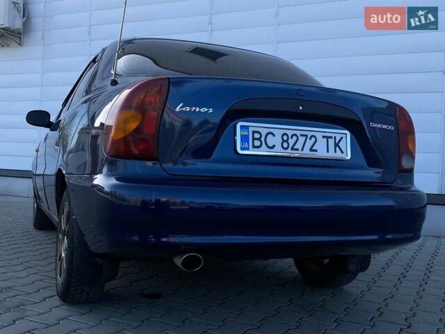 Синий Дэу Ланос, объемом двигателя 1.6 л и пробегом 250 тыс. км за 2900 $, фото 7 на Automoto.ua