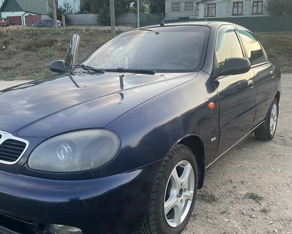 Синий Дэу Ланос, объемом двигателя 1.5 л и пробегом 274 тыс. км за 2000 $, фото 3 на Automoto.ua
