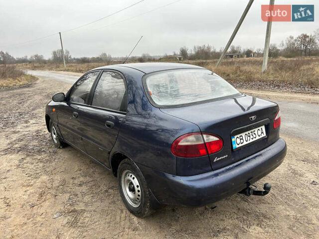 Синий Дэу Ланос, объемом двигателя 1.5 л и пробегом 177 тыс. км за 2100 $, фото 6 на Automoto.ua