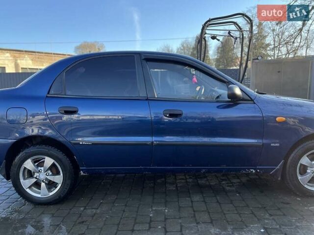 Синий Дэу Ланос, объемом двигателя 1.5 л и пробегом 217 тыс. км за 1550 $, фото 8 на Automoto.ua
