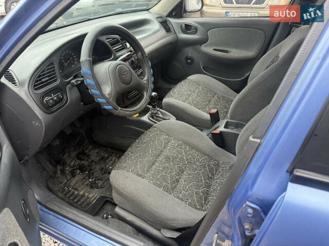Синий Дэу Ланос, объемом двигателя 1.5 л и пробегом 220 тыс. км за 1700 $, фото 7 на Automoto.ua