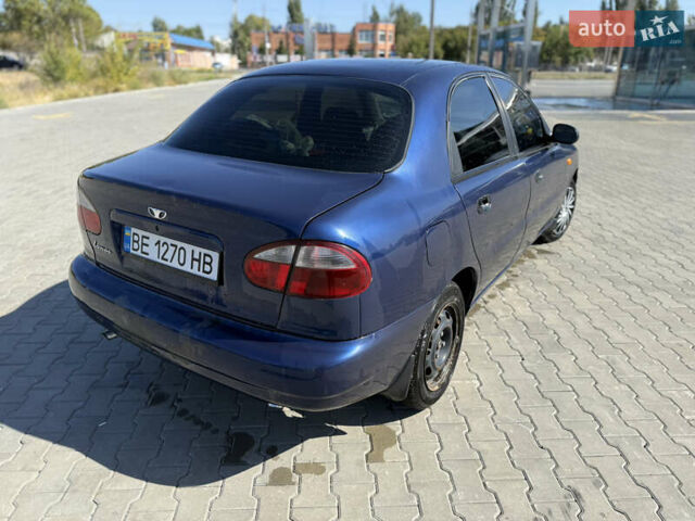 Синий Дэу Ланос, объемом двигателя 1.5 л и пробегом 175 тыс. км за 1950 $, фото 10 на Automoto.ua