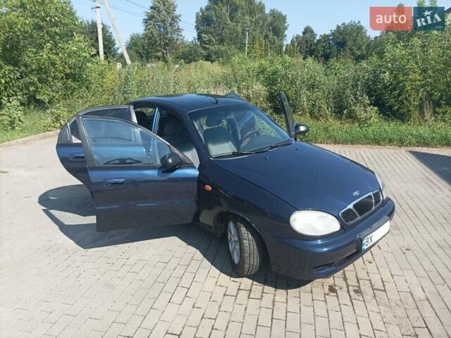 Синий Дэу Ланос, объемом двигателя 1.5 л и пробегом 224 тыс. км за 1999 $, фото 8 на Automoto.ua