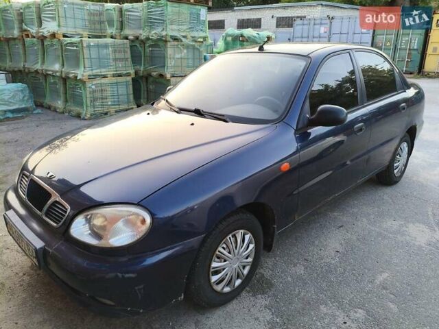 Синій Деу Ланос, об'ємом двигуна 1.5 л та пробігом 204 тис. км за 1950 $, фото 1 на Automoto.ua