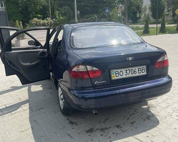Синий Дэу Ланос, объемом двигателя 1.5 л и пробегом 175 тыс. км за 2200 $, фото 2 на Automoto.ua