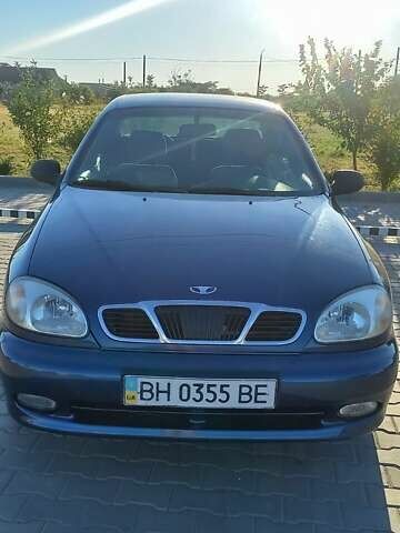 Синий Дэу Ланос, объемом двигателя 1.5 л и пробегом 304 тыс. км за 3500 $, фото 1 на Automoto.ua