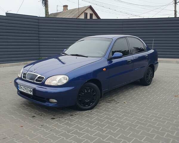 Синий Дэу Ланос, объемом двигателя 1.5 л и пробегом 260 тыс. км за 2250 $, фото 7 на Automoto.ua