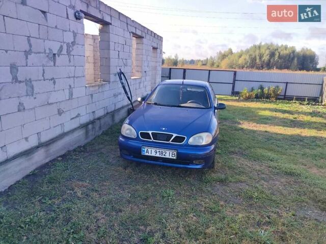 Синий Дэу Ланос, объемом двигателя 1.5 л и пробегом 430 тыс. км за 2500 $, фото 8 на Automoto.ua