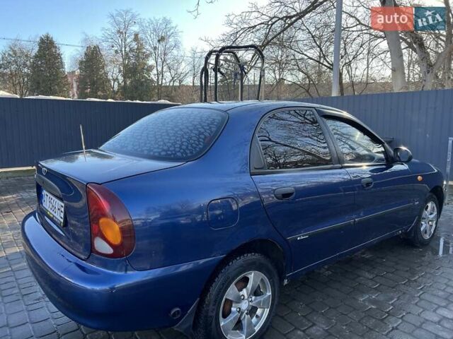 Синий Дэу Ланос, объемом двигателя 1.5 л и пробегом 217 тыс. км за 1550 $, фото 5 на Automoto.ua