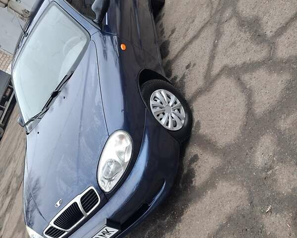 Синий Дэу Ланос, объемом двигателя 1.5 л и пробегом 127 тыс. км за 3100 $, фото 6 на Automoto.ua