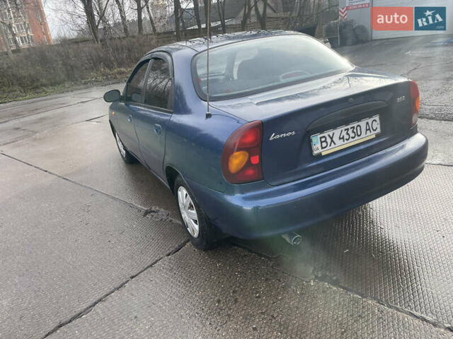Синий Дэу Ланос, объемом двигателя 1.5 л и пробегом 287 тыс. км за 2500 $, фото 4 на Automoto.ua