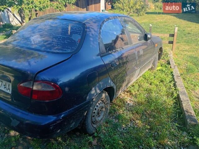 Синий Дэу Ланос, объемом двигателя 1.5 л и пробегом 520 тыс. км за 500 $, фото 1 на Automoto.ua