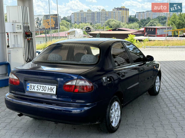 Синий Дэу Ланос, объемом двигателя 1.5 л и пробегом 216 тыс. км за 1880 $, фото 5 на Automoto.ua