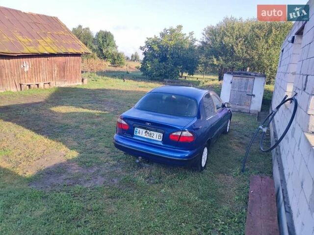 Синий Дэу Ланос, объемом двигателя 1.5 л и пробегом 430 тыс. км за 2500 $, фото 7 на Automoto.ua