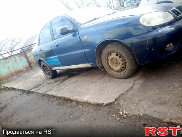 Синий Дэу Ланос, объемом двигателя 1.5 л и пробегом 362 тыс. км за 1600 $, фото 2 на Automoto.ua