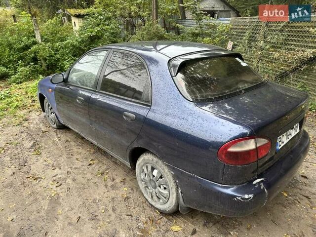 Синий Дэу Ланос, объемом двигателя 1.5 л и пробегом 263 тыс. км за 1200 $, фото 9 на Automoto.ua