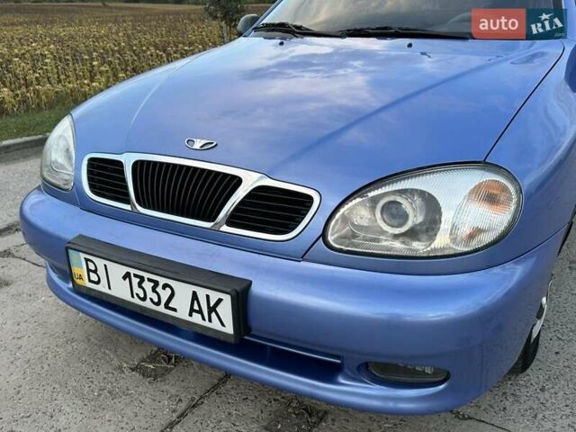 Синий Дэу Ланос, объемом двигателя 1.5 л и пробегом 93 тыс. км за 2850 $, фото 4 на Automoto.ua
