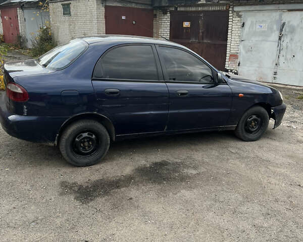 Синій Деу Ланос, об'ємом двигуна 1.5 л та пробігом 200 тис. км за 1250 $, фото 3 на Automoto.ua