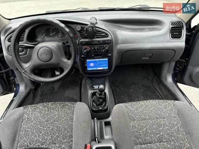 Синий Дэу Ланос, объемом двигателя 1.5 л и пробегом 219 тыс. км за 1350 $, фото 5 на Automoto.ua