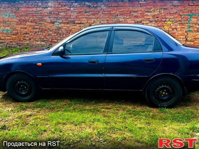 Синий Дэу Ланос, объемом двигателя 1.5 л и пробегом 14 тыс. км за 2100 $, фото 1 на Automoto.ua