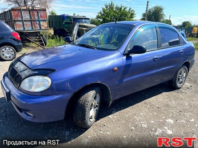Синій Деу Ланос, об'ємом двигуна 1.3 л та пробігом 272 тис. км за 1600 $, фото 1 на Automoto.ua