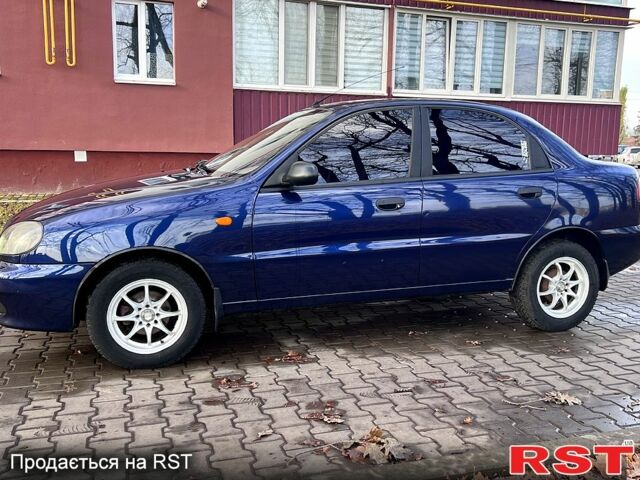 Синий Дэу Ланос, объемом двигателя 1.5 л и пробегом 130 тыс. км за 3300 $, фото 6 на Automoto.ua