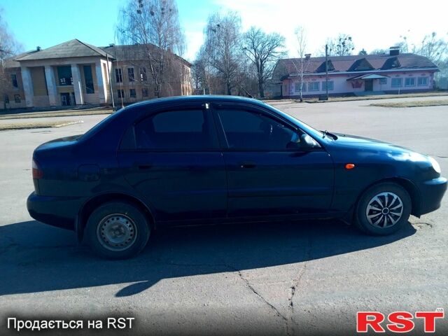 Синий Дэу Ланос, объемом двигателя 1.5 л и пробегом 190 тыс. км за 1700 $, фото 2 на Automoto.ua