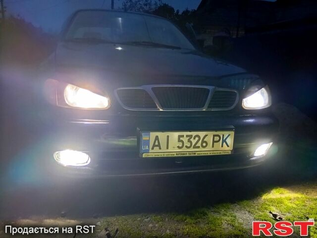 Синий Дэу Ланос, объемом двигателя 1.5 л и пробегом 187 тыс. км за 2250 $, фото 1 на Automoto.ua