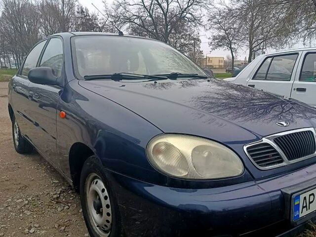 Синий Дэу Ланос, объемом двигателя 1.3 л и пробегом 153 тыс. км за 2000 $, фото 1 на Automoto.ua