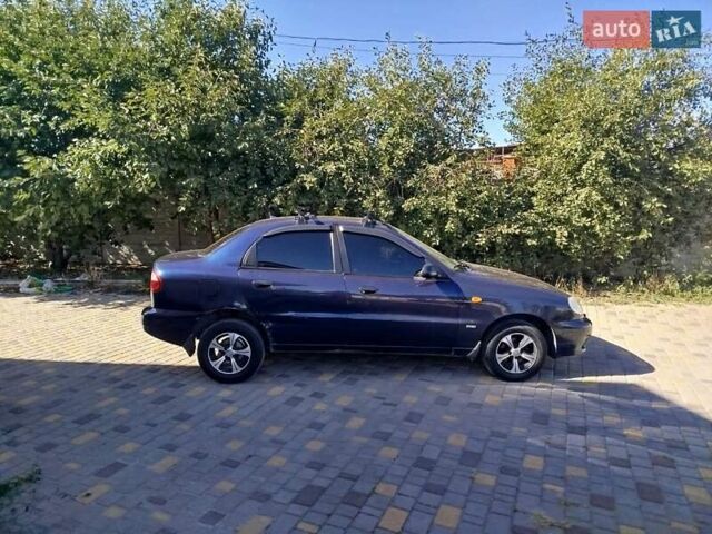 Синий Дэу Ланос, объемом двигателя 1.5 л и пробегом 152 тыс. км за 2500 $, фото 8 на Automoto.ua
