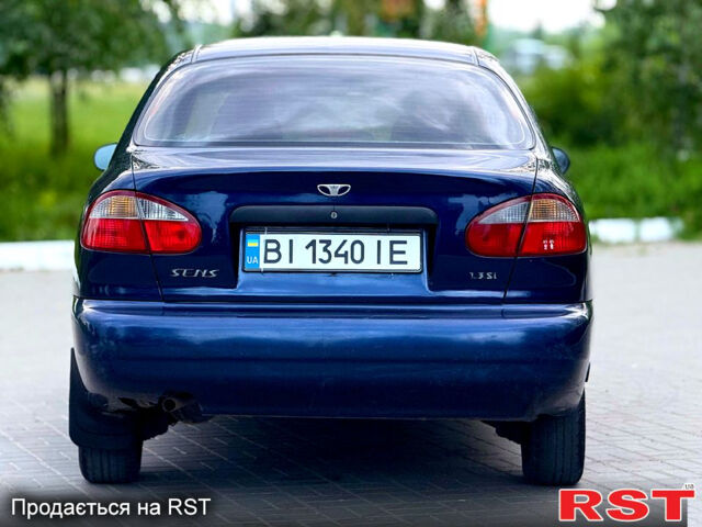 Синій Деу Ланос, об'ємом двигуна 1.3 л та пробігом 199 тис. км за 1750 $, фото 4 на Automoto.ua